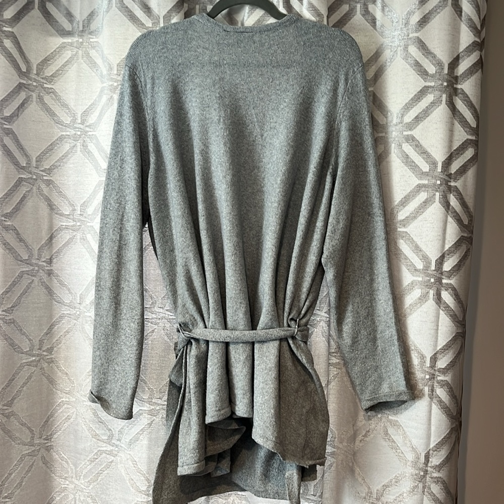 JunaRose Gray Wrap Sweater- 2X - Picture 6 of 6